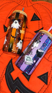 Halloween Ghost Glass Tumblers