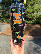 Light up- Boo To You! Yellow straw.