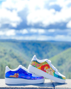 Air Force 1 painted shoes